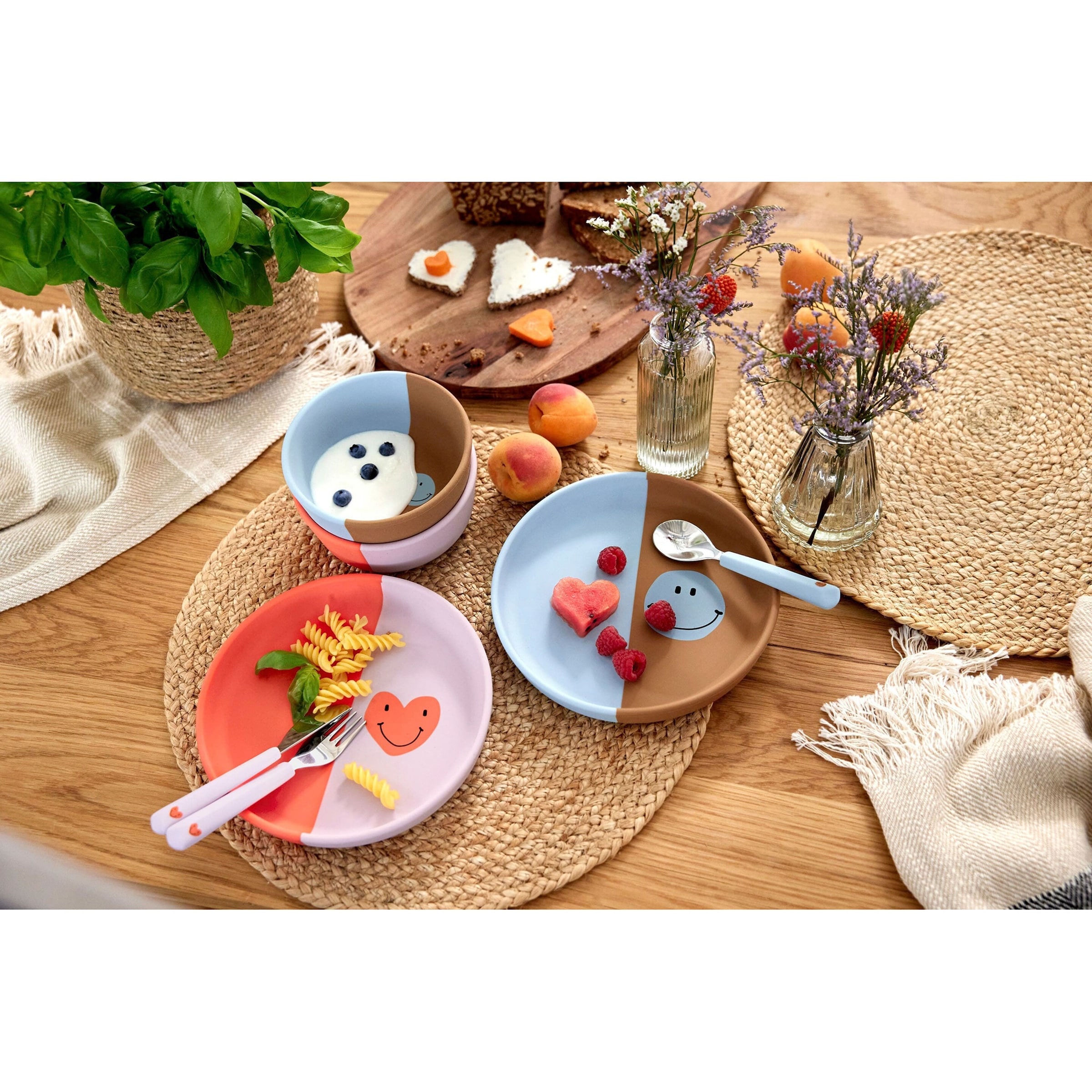 Esslernteller Silikon Happy Rascals