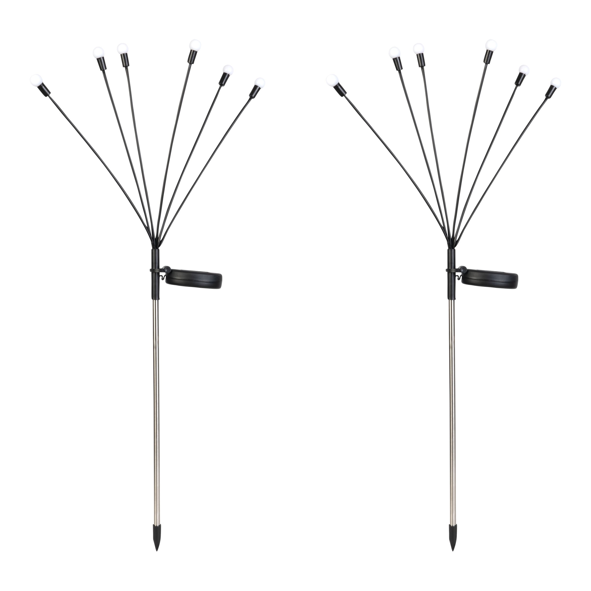 LED-Solar-Gartenstecker 'Glühwürmchen', 2 Stück