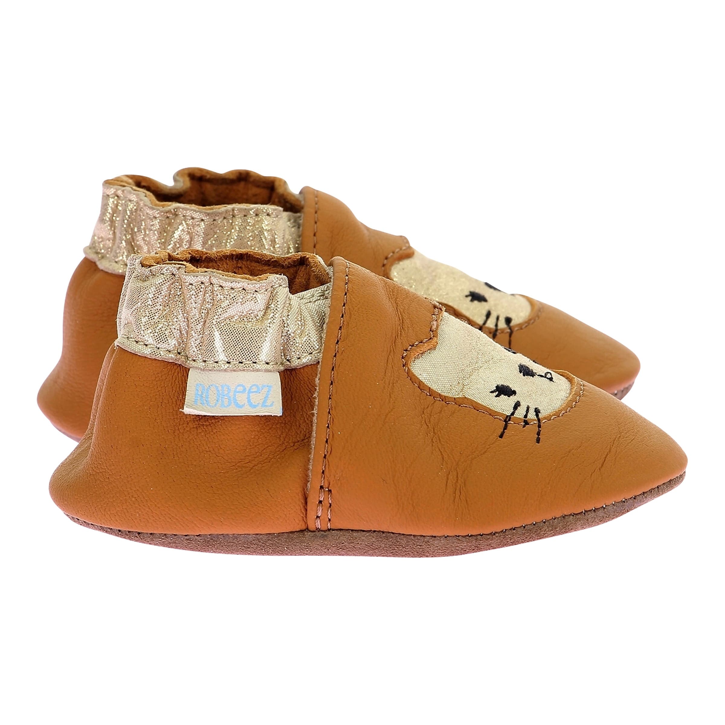 Krabbel- und Hausschuhe Katze