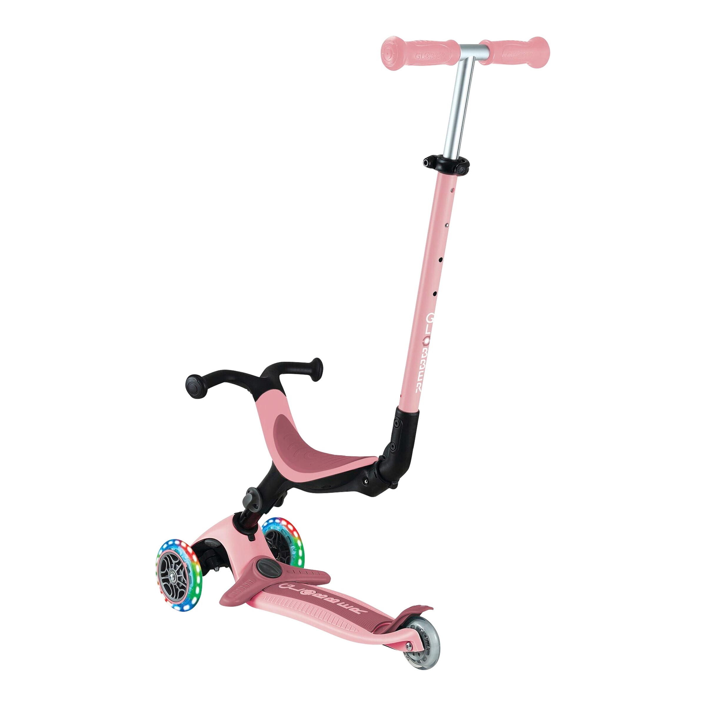 Scooter 3in1 Go-Up active mit Leuchtrollen