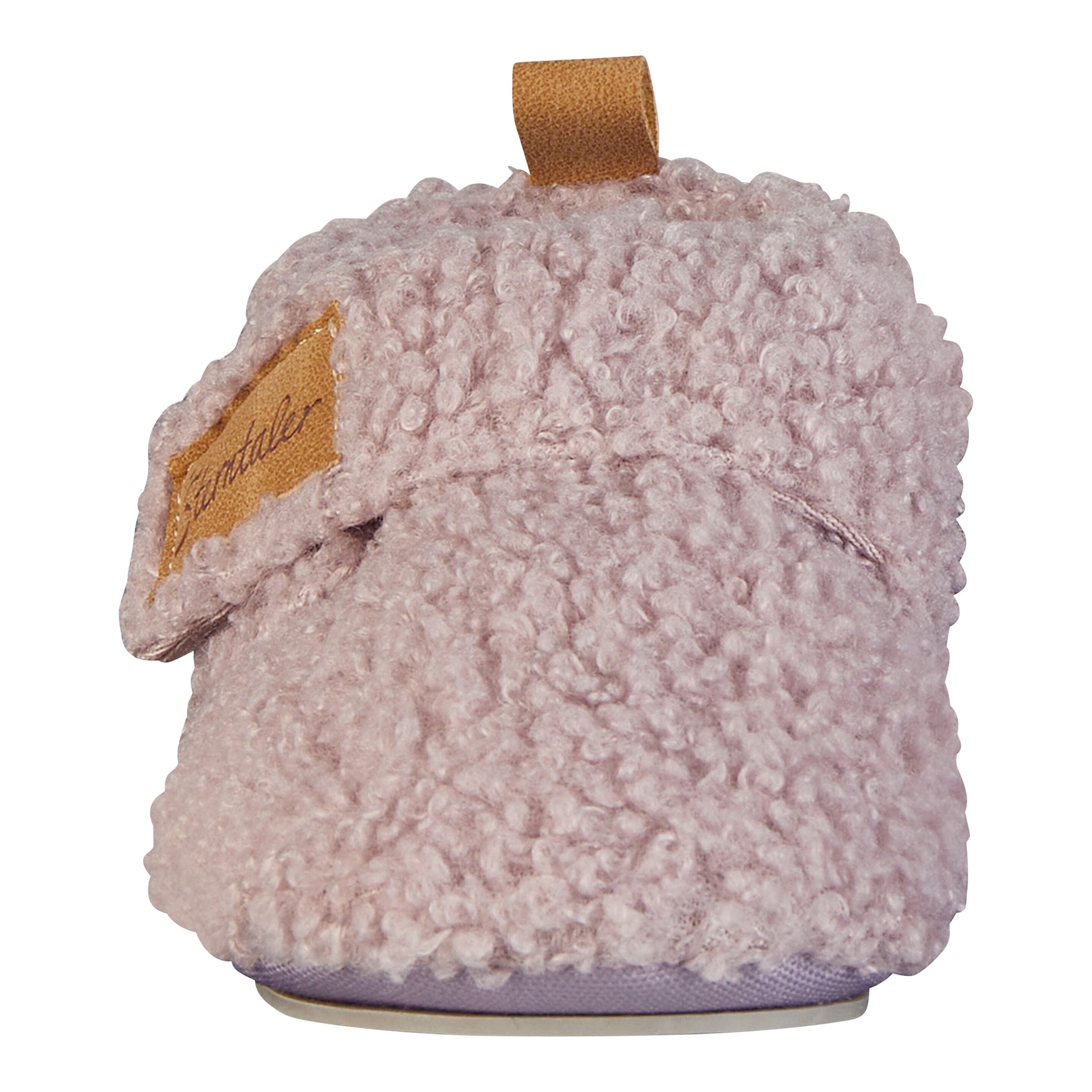 Krabbel-und Hausschuhe mit Klettverschluss Plüsch