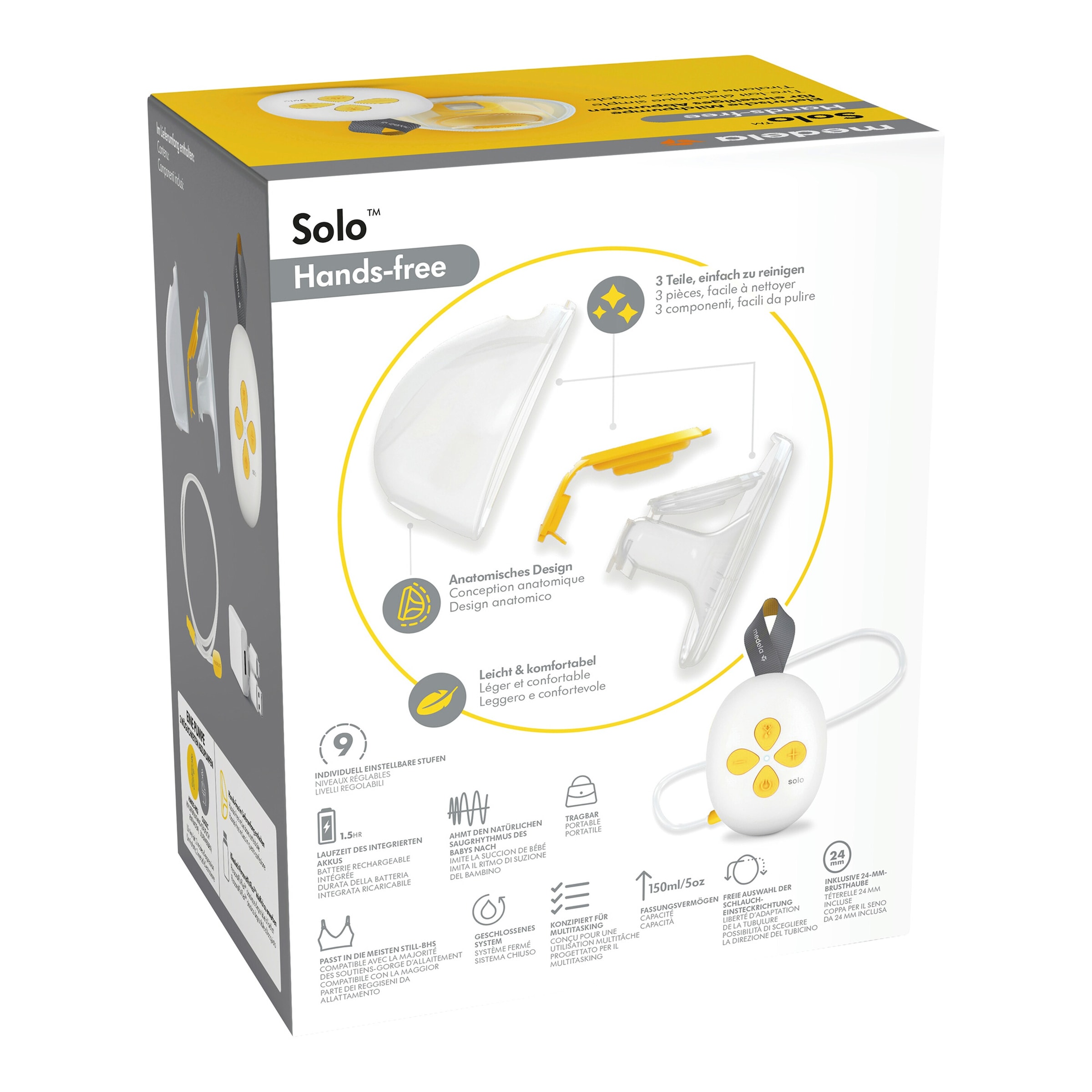 Elektrische Milchpumpe Solo Hands-free