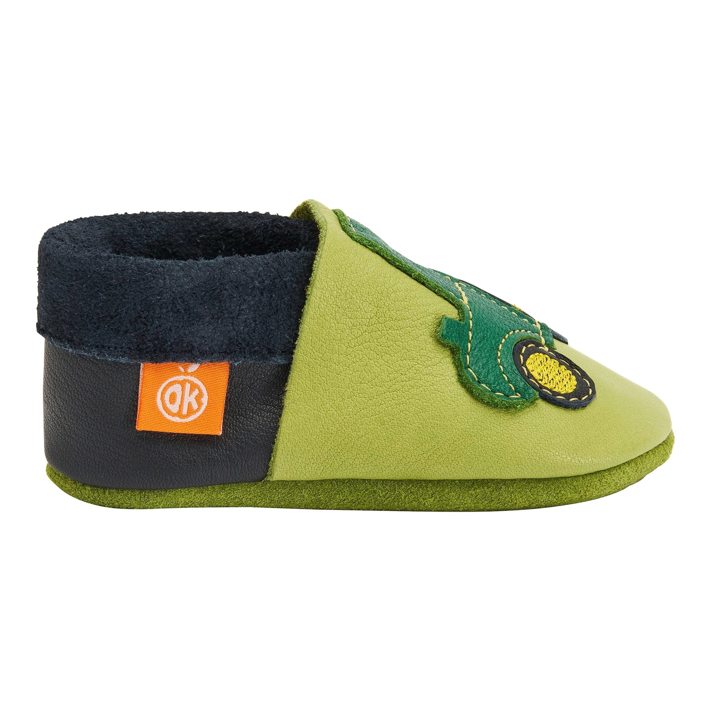 Krabbel- und Hausschuhe Traktor