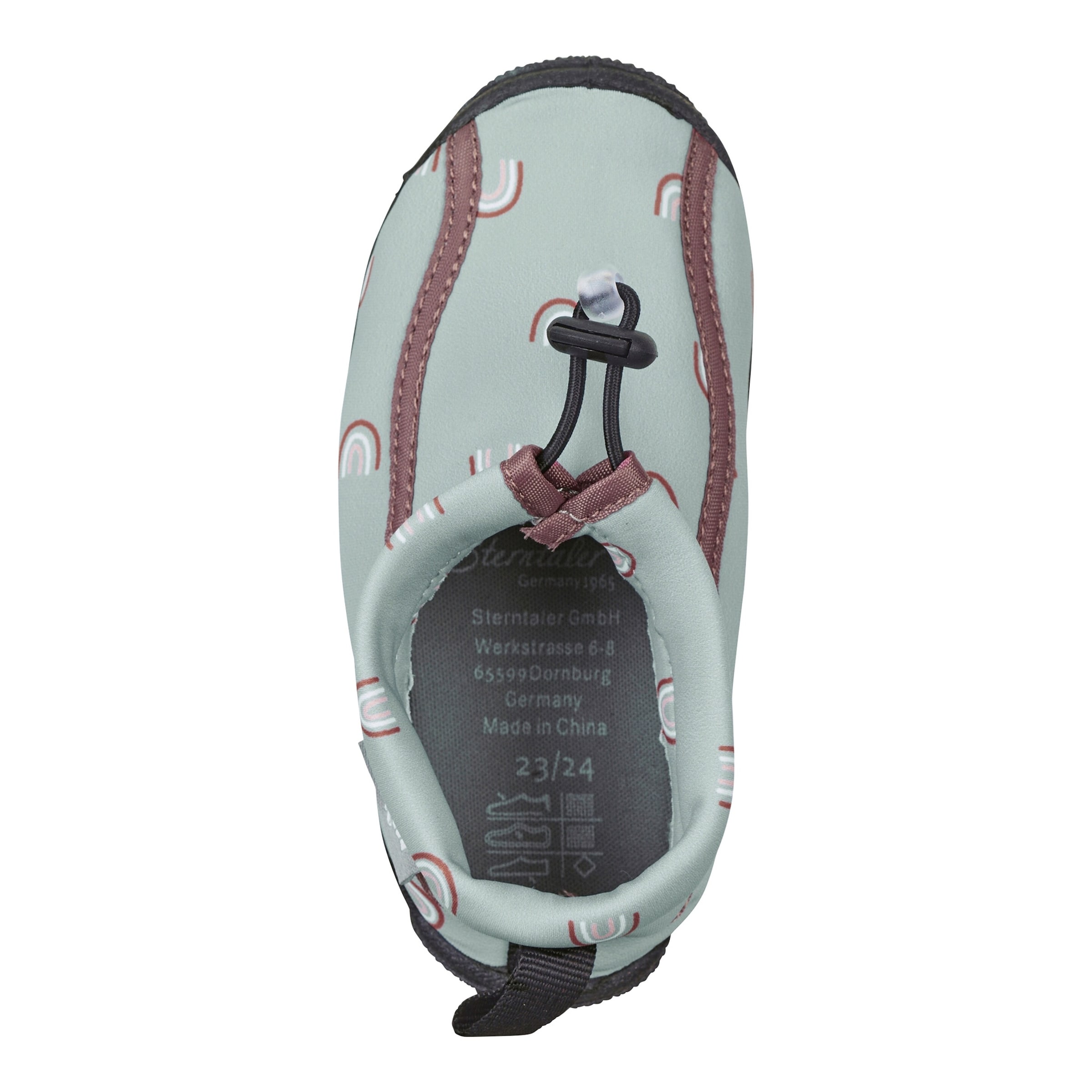 Aqua-Schuhe mit Kordelstopper Regenbogen