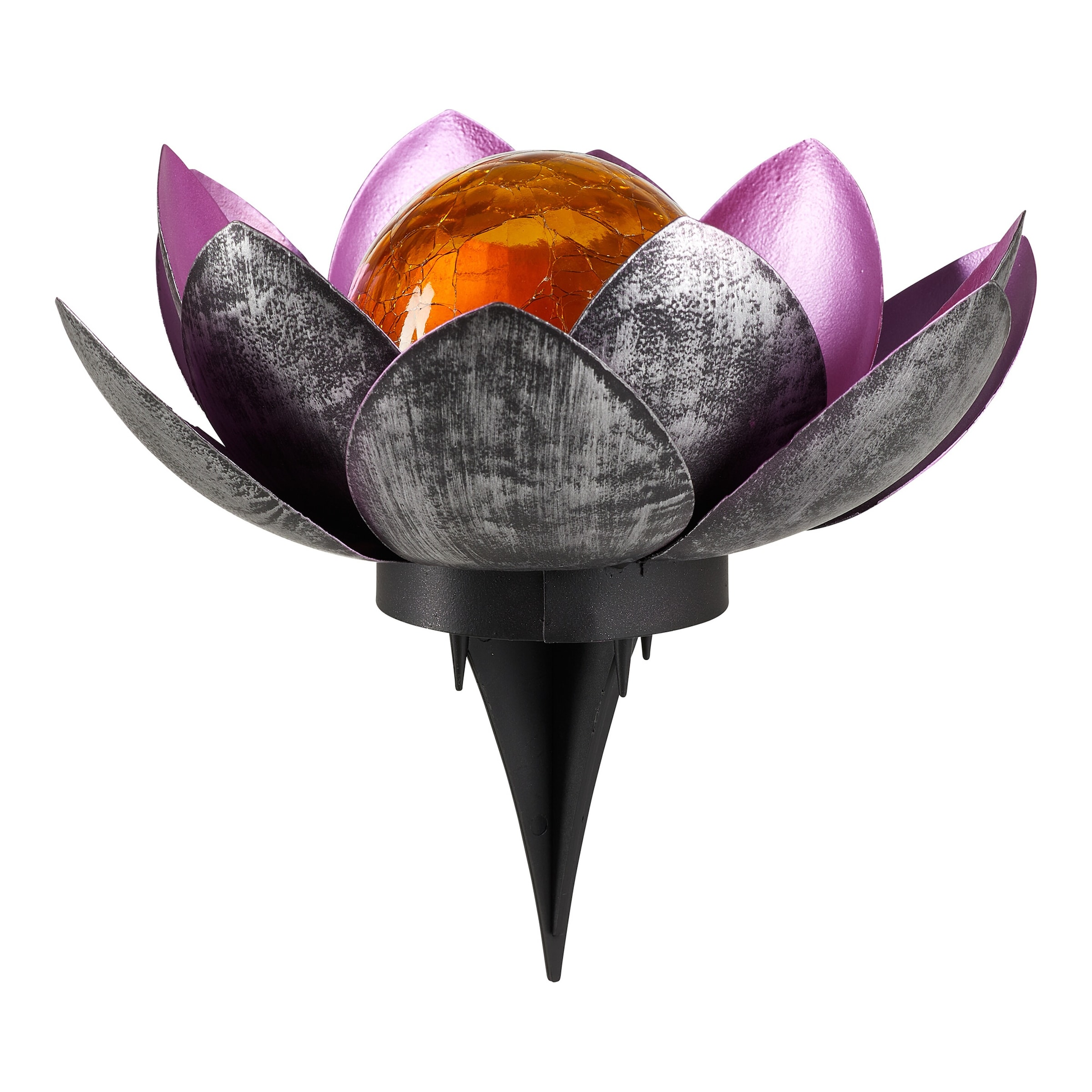 Solar-Lotusblume, lila