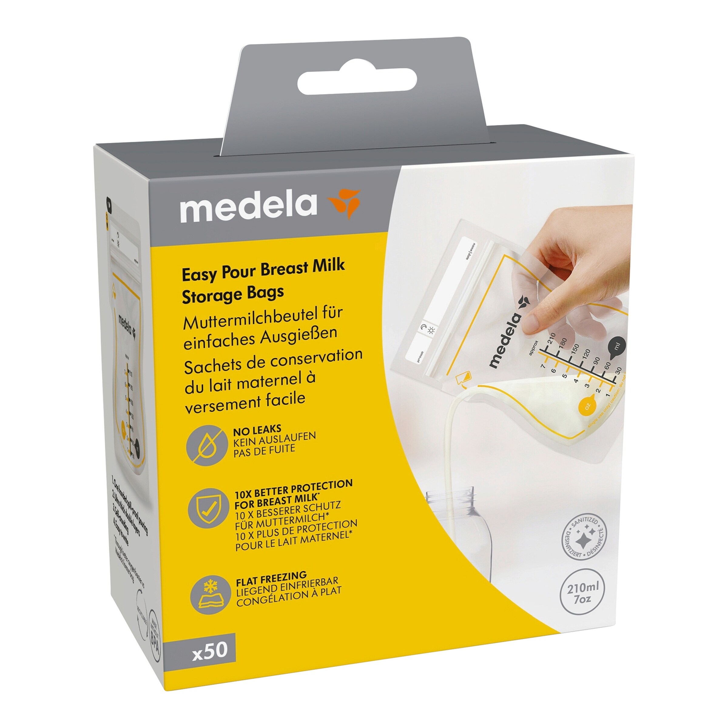50er-Pack Muttermilchbeutel