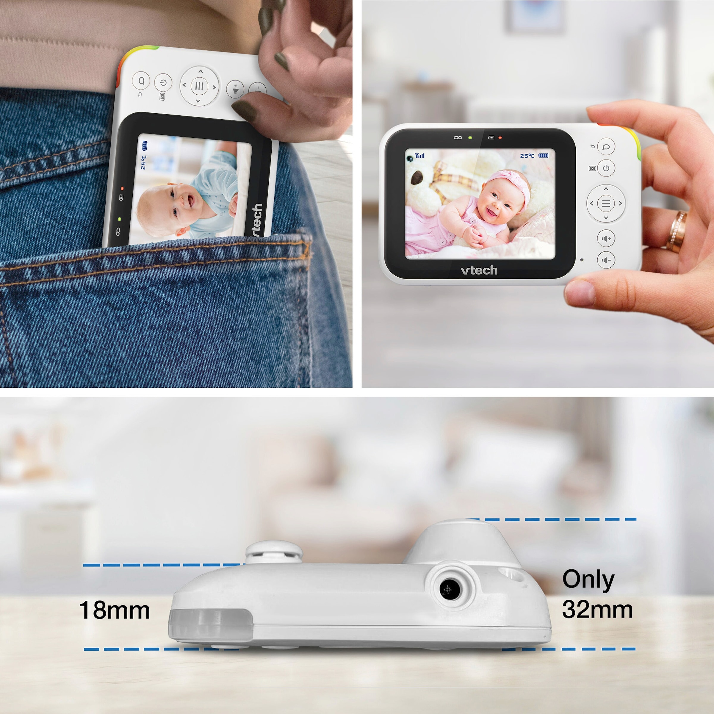 Babyphone mit Kamera RM4761, 300 m