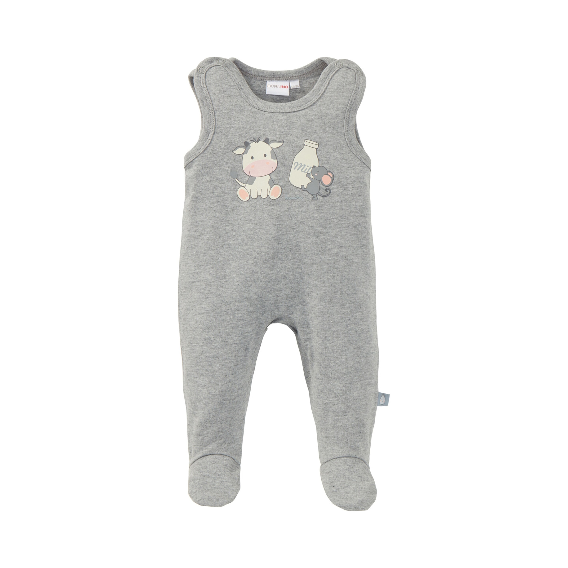 Strampler-Set Kuh und Maus