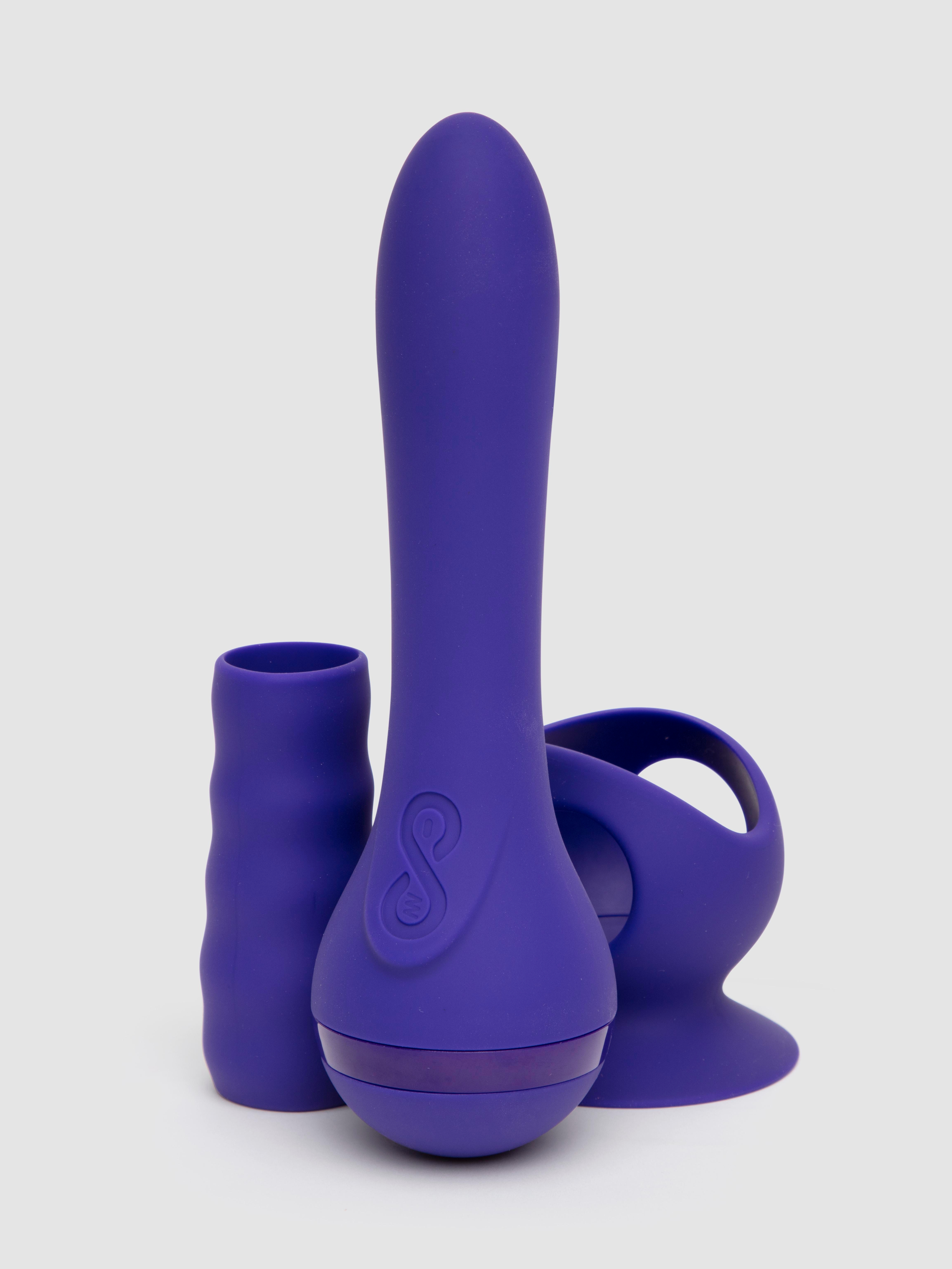 Lovehoney, Vibrator, Lovehoney Gyr8tor 2 Set Mit Geripptem Und Saugaufsatz, Violett- Amorana