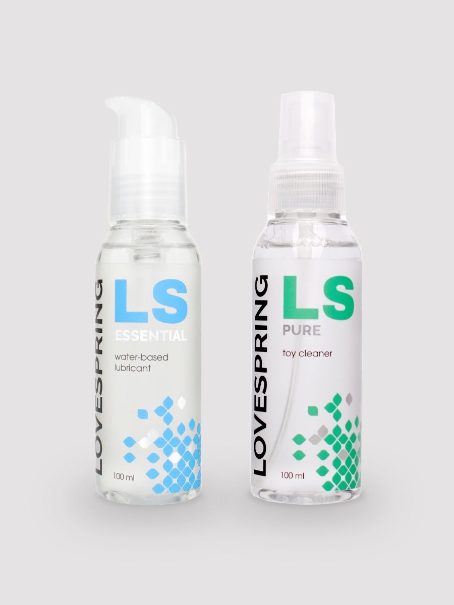 Lovespring Gleitgel Essential und Toyreiniger Pflegeset - Amorana