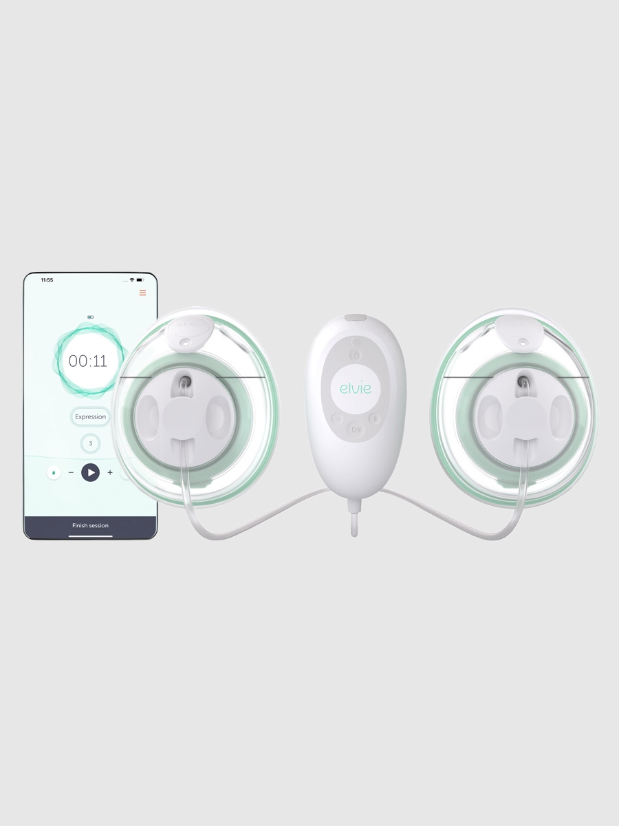 Elvie Stride Double, Elektrische Doppel Milchpumpe - Amorana