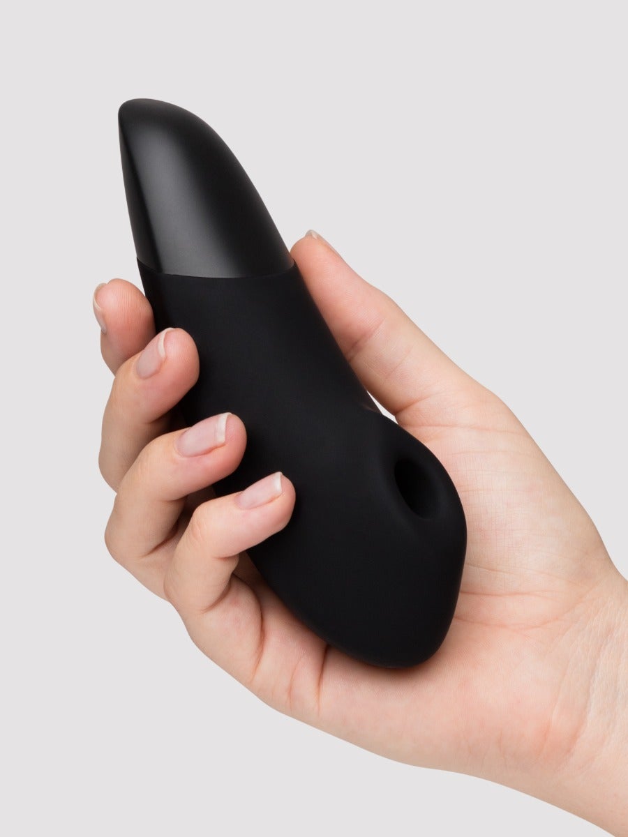 Womanizer Enhance Black Pleasure Air Clitoral Vibrator [Black], Schwarz - Amorana