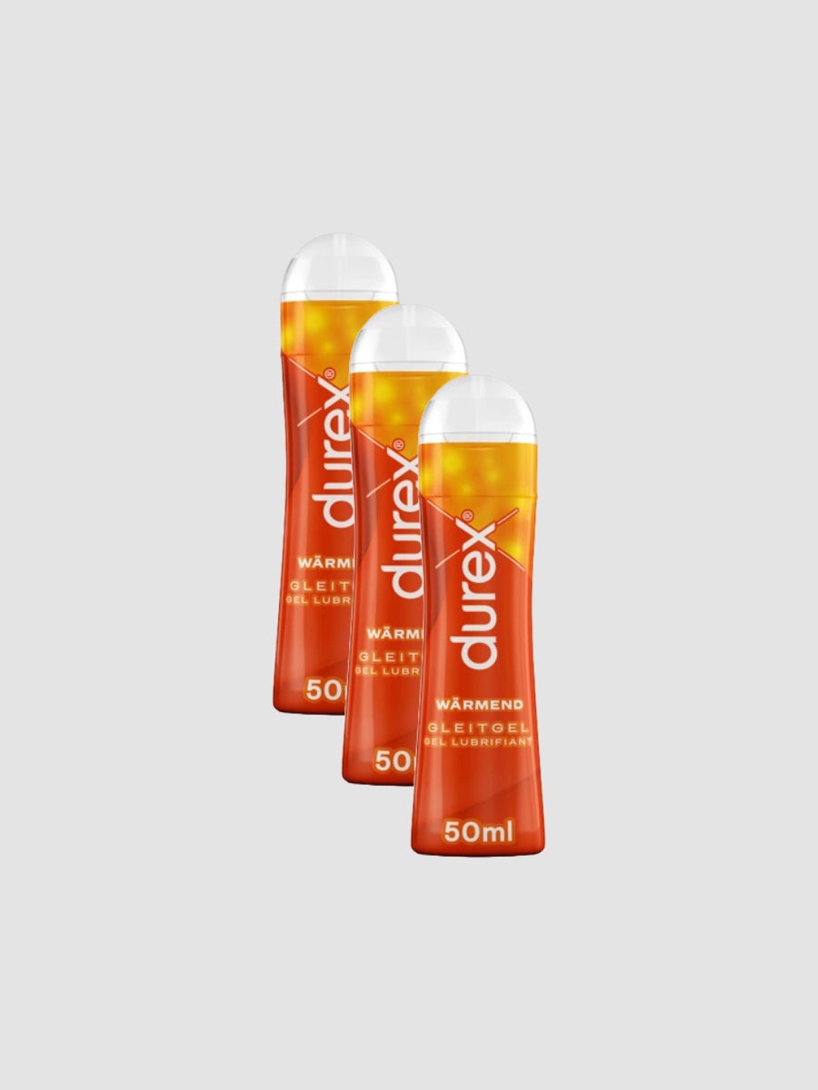 Durex Play Warming Sparpaket (3 x 50ml) Wasserbasiertes Gleitgel - Amorana