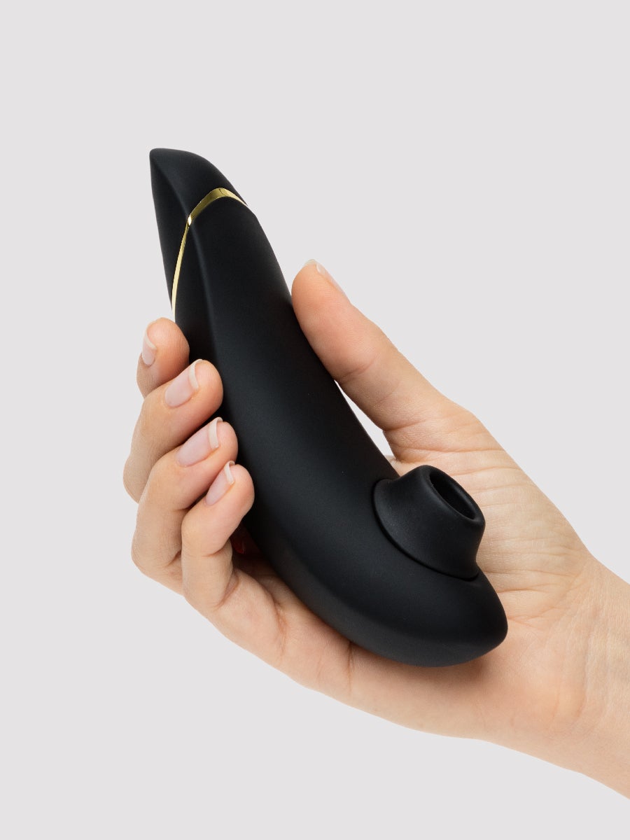 Womanizer Premium 2 Pleasure Air Auflegevibrator, Schwarz - Amorana