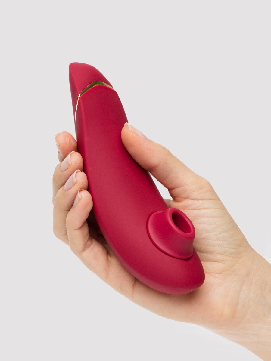 Womanizer Premium 2 Pleasure Air Auflegevibrator, Bordeaux - Amorana