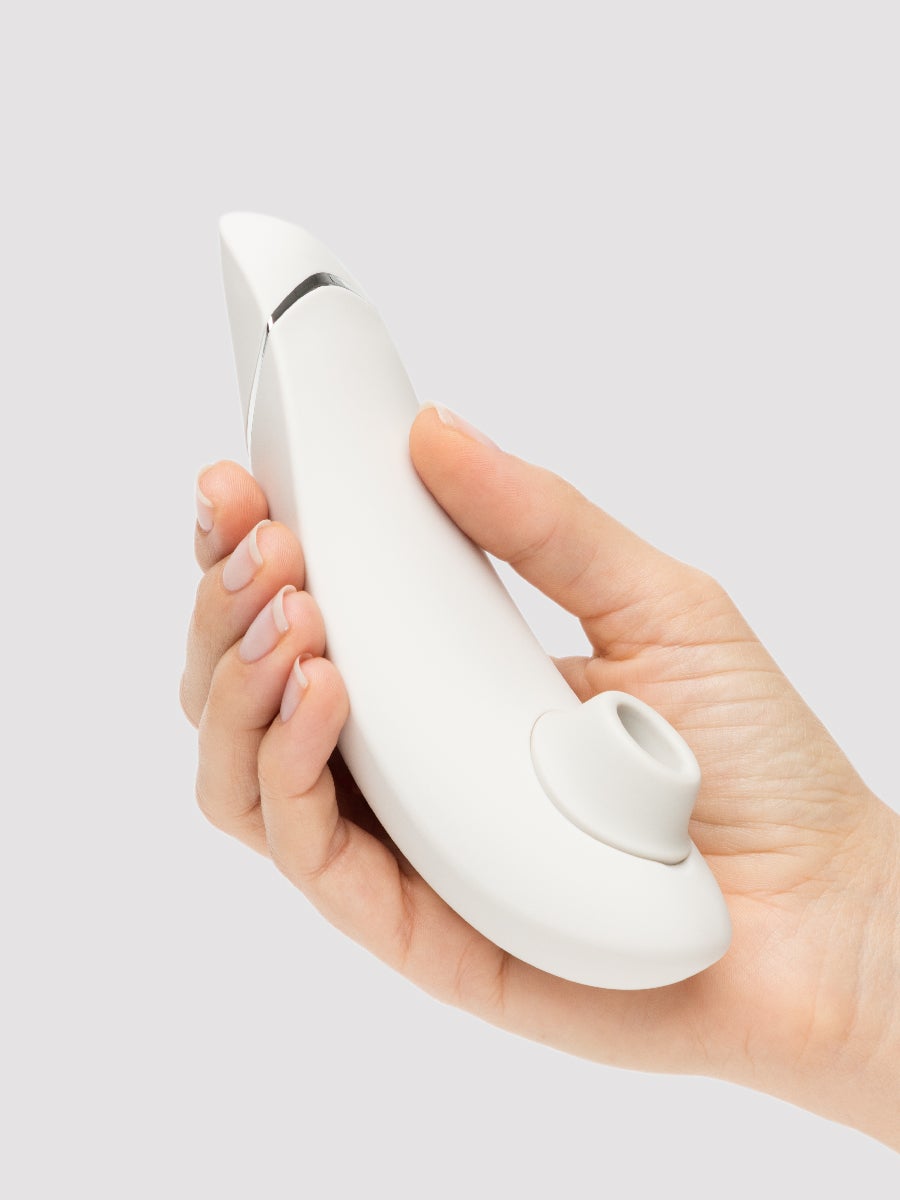 Womanizer Premium 2 Pleasure Air Auflegevibrator, Grau - Amorana