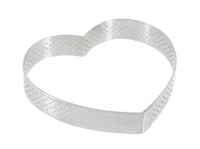 Tortenring Herzform perforiert D:12cm H:2cm