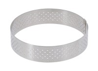 Tortenring rund perforiert D:28.5cm H:2cm