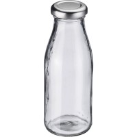 Milch-, Saft- und Smoothieflasche 250ml, rund