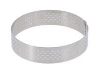 Tortenring rund perforiert D:12.5cm H:2cm