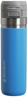 Quick-Flip Wasserflasche 0.7l azure