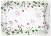 En plain air Tablett mit Griffen 47x33cm