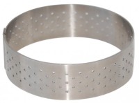 Gelochter Tortenring mit geradem Rand D:5.5 H3.5cm