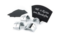 6 Karten-Halter 18tlg, 4x2.5cm, H2cm inkl. 12 Karten