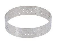 Tortenring rund perforiert D:24.5cm H:2cm