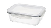 Ofenglas Behälter mit Deckel rechteckig 2lt 25.1x18.9x8.8cm
