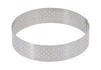 Tortenring rund perforiert D:10.5cm H:2cm