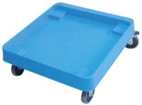 Geschirrkorb Rollwagen blau ohne Griff 57.5x54.5x21cm