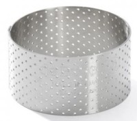 Gelochter Tortenring mit geradem Rand D:6.5 H3.5cm