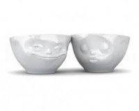 TV Tasse Dip-Set 30 Verträumt und Glücklich klein weiß