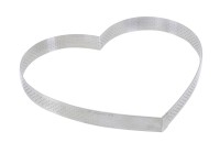 Tortenring Herzform perforiert D:22cm H:2cm