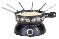Elektro Käsefondue - Set 10-tlg. Edelweiss, Ø22cm