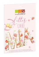 Letter Cake 26 Schablonen aus Kunststoff
