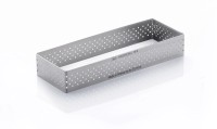 Tortenring rechteckig perforiert 12x4cm H:2cm