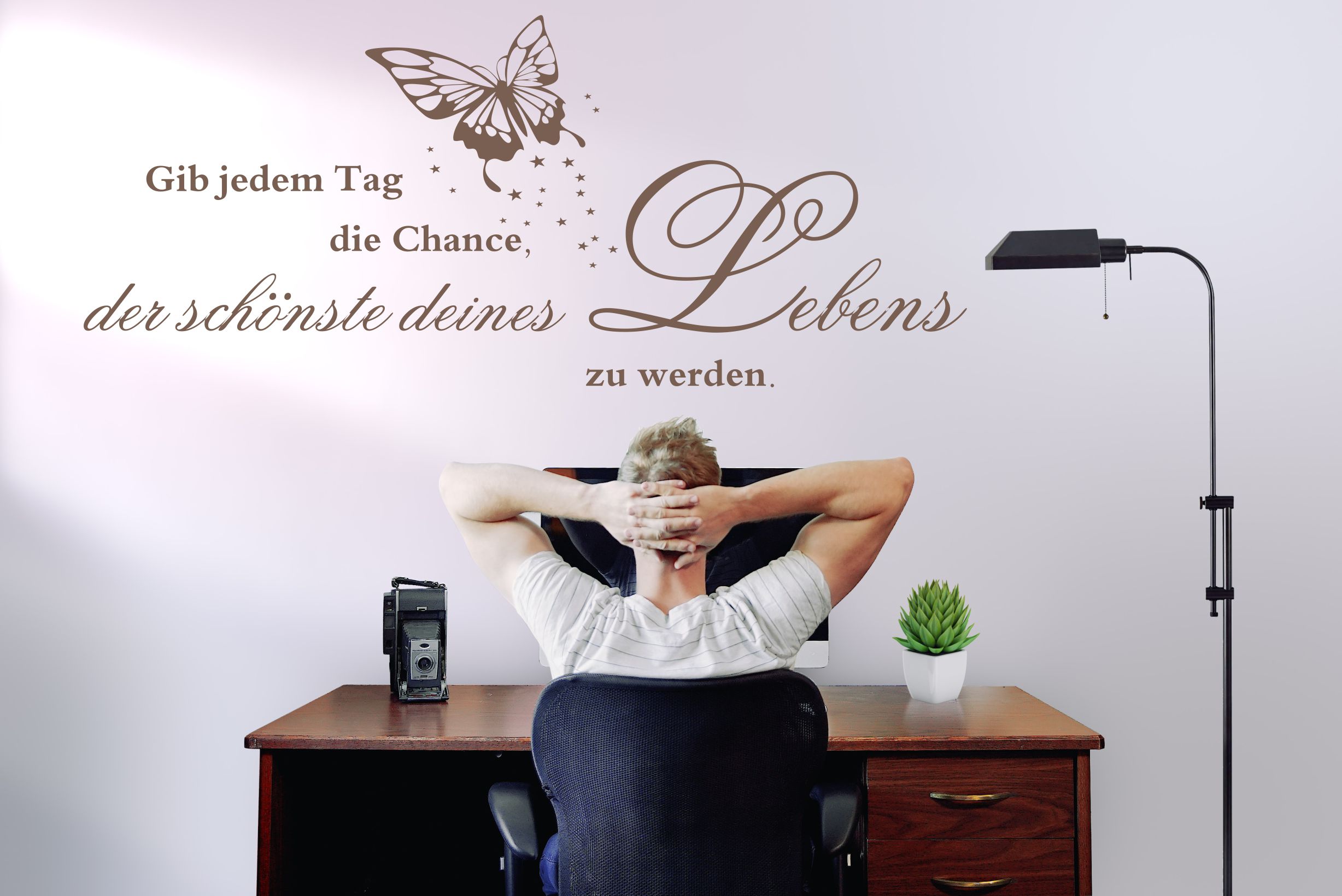 Wandtattoo Gib jedem Tag die...'