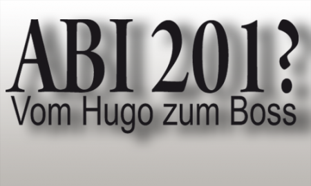 Abiaufkleber 'Vom Hugo zum Boss'