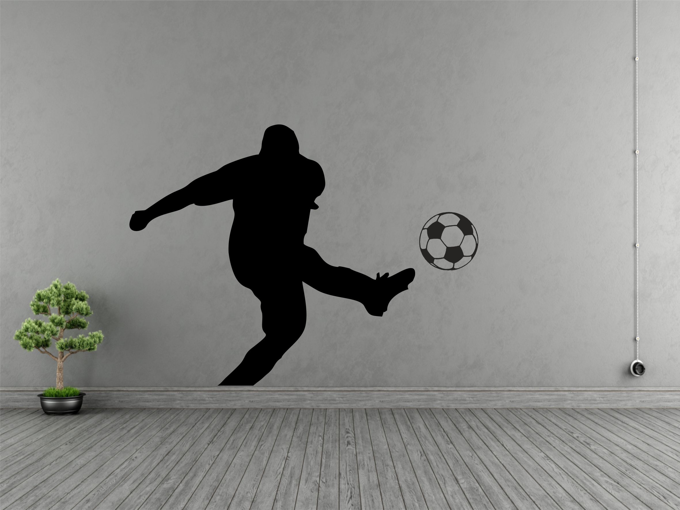 Fußballaufkleber Wandaufkleber Tattoo