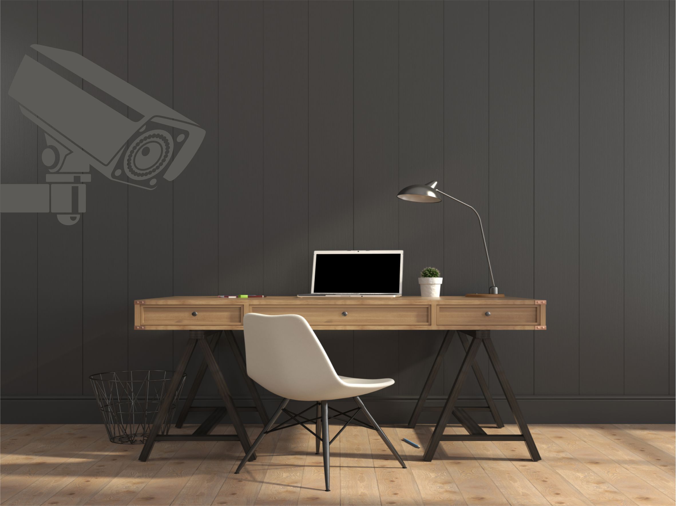 CCTV Aufkleber  Wandaufkleber Tattoo