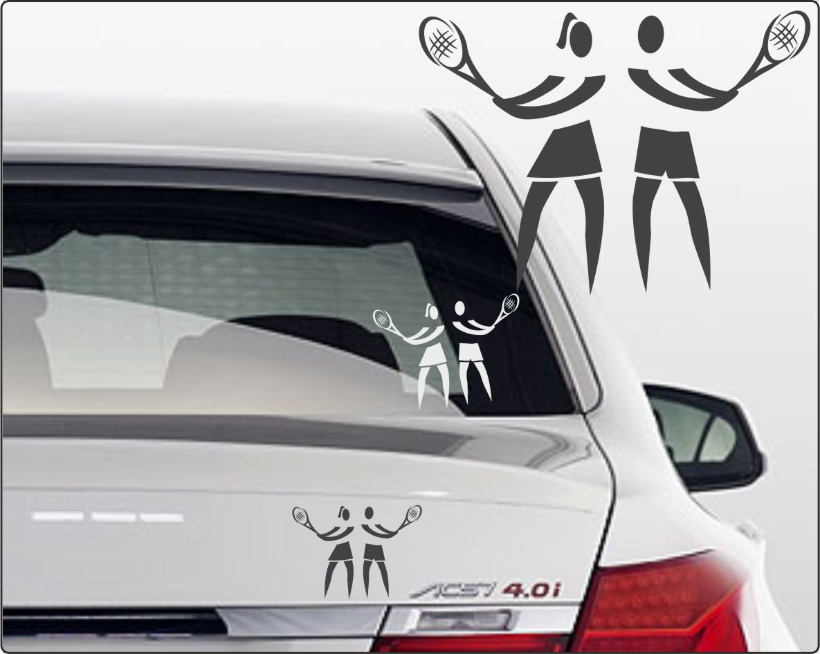 Autoaufkleber Tennis