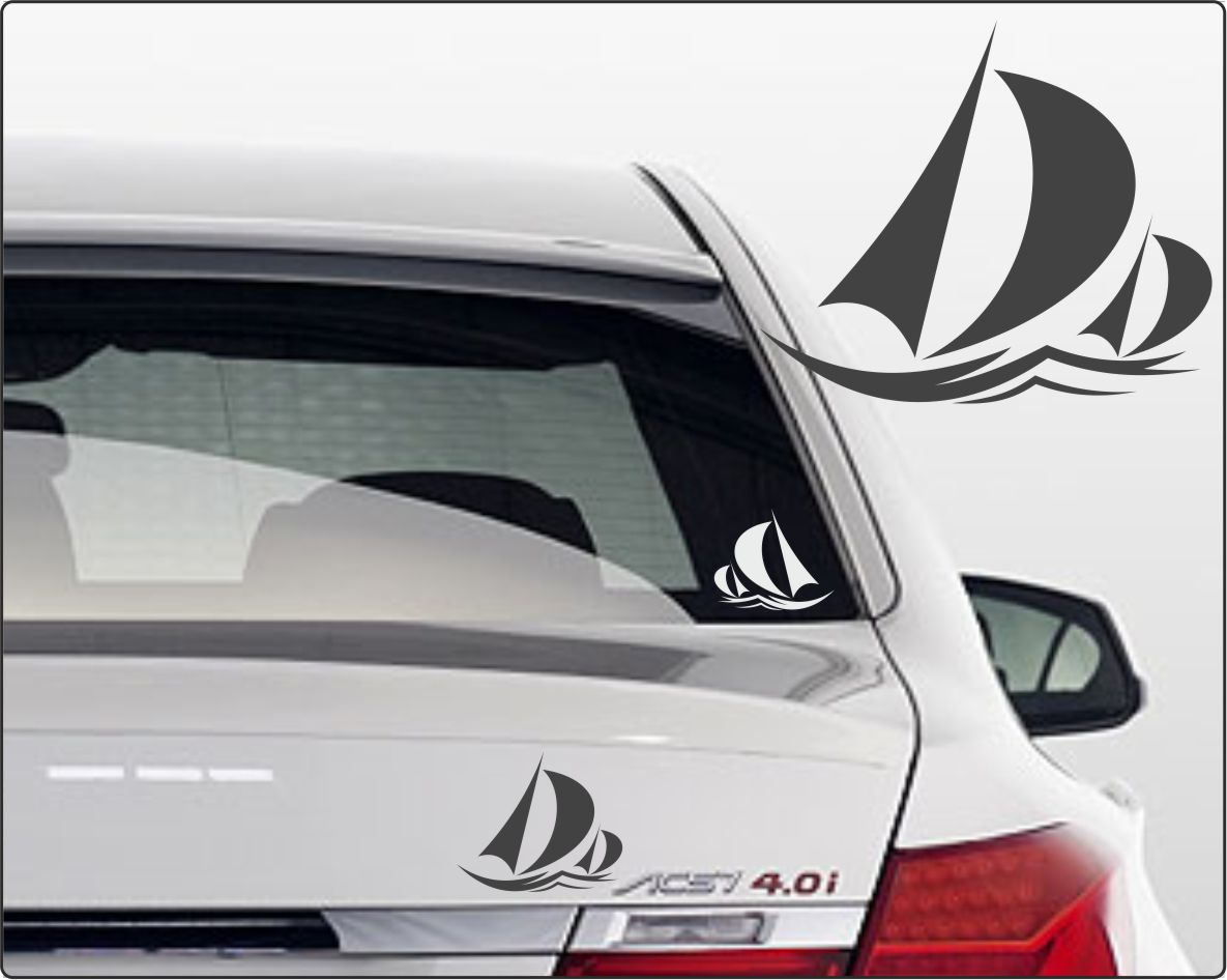 Autoaufkleber segeln