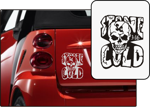 Aufkleber 'Stone cold'