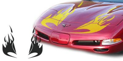 Autoaufkleber , 'Hot Rod' (80 cm x 30 cm)