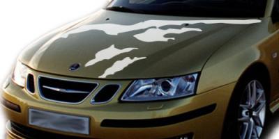 Autoaufkleber für die Motorhaube. "auto vinyl"