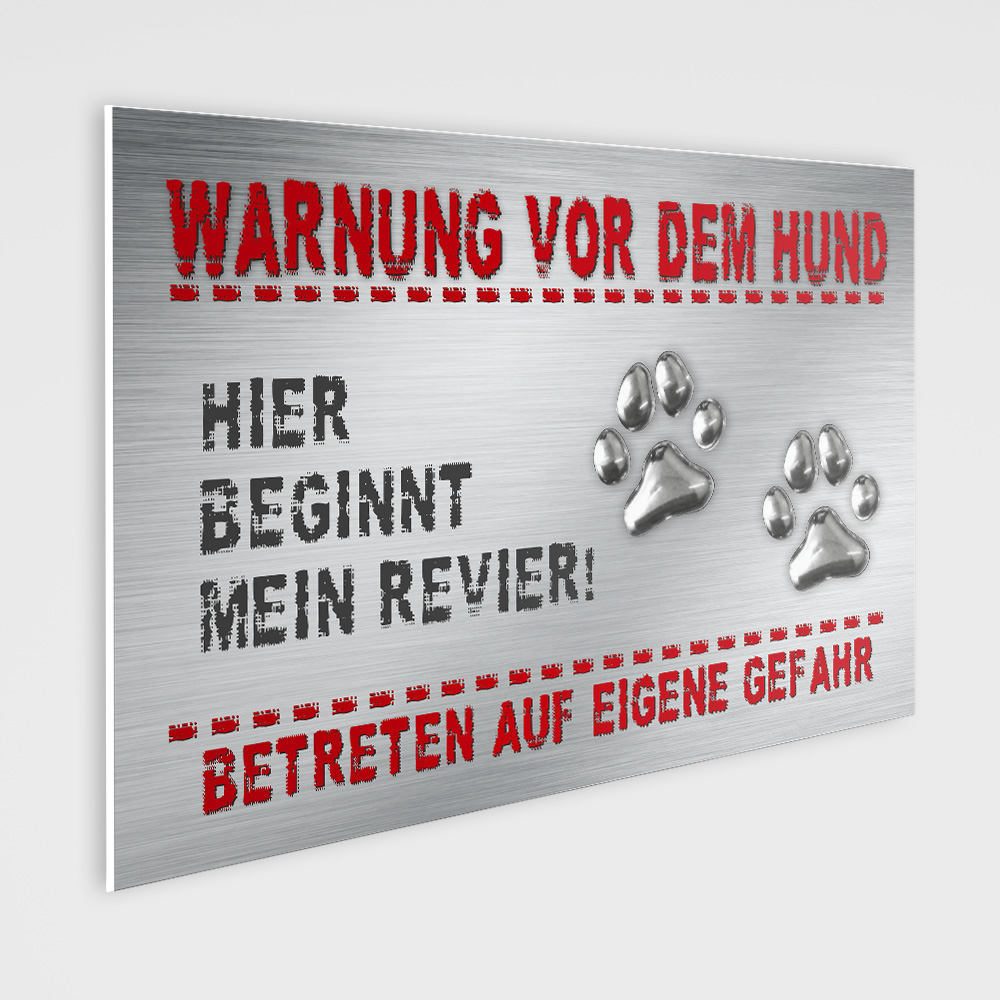 Warnung vor dem Hund!