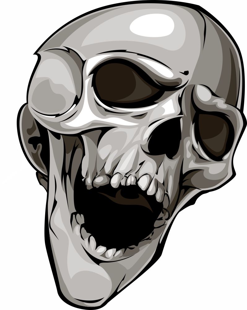 Autoaufkleber Totenkopf Skull