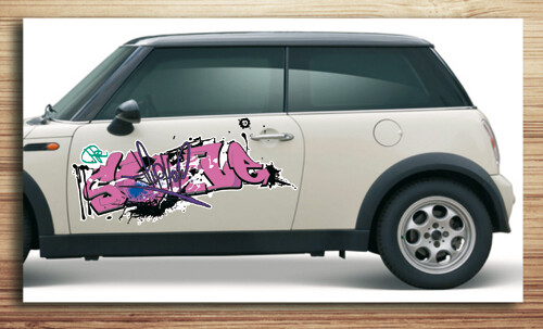 Aufkleber fürs Auto, Autoaufkleber Graffiti Style 'Jamen'